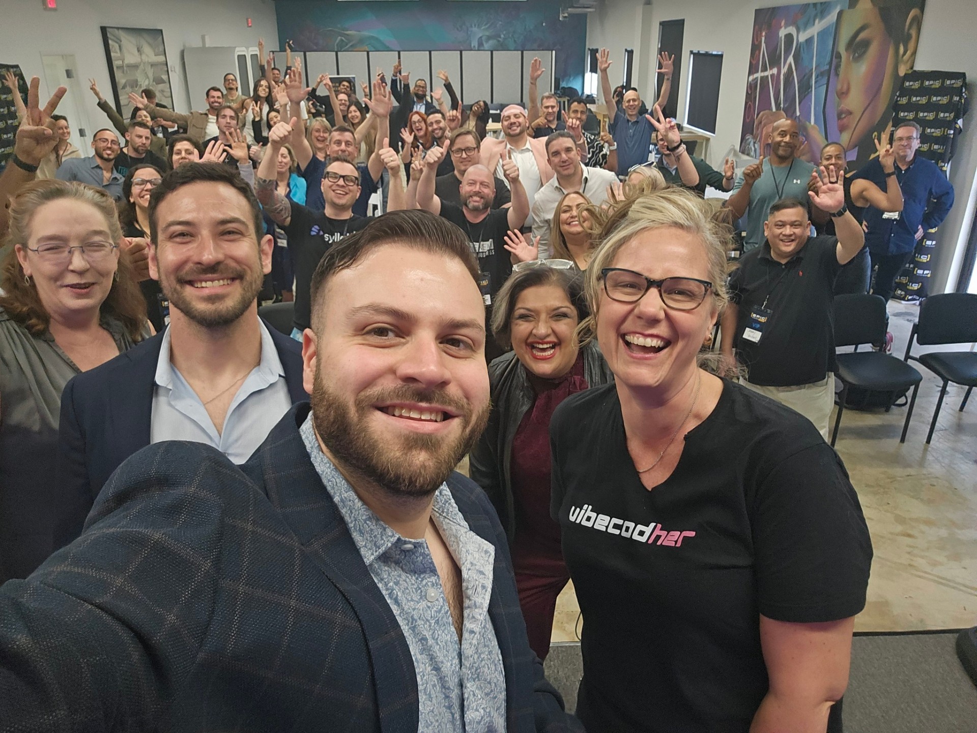 Epic Webinar Summit group selfie
